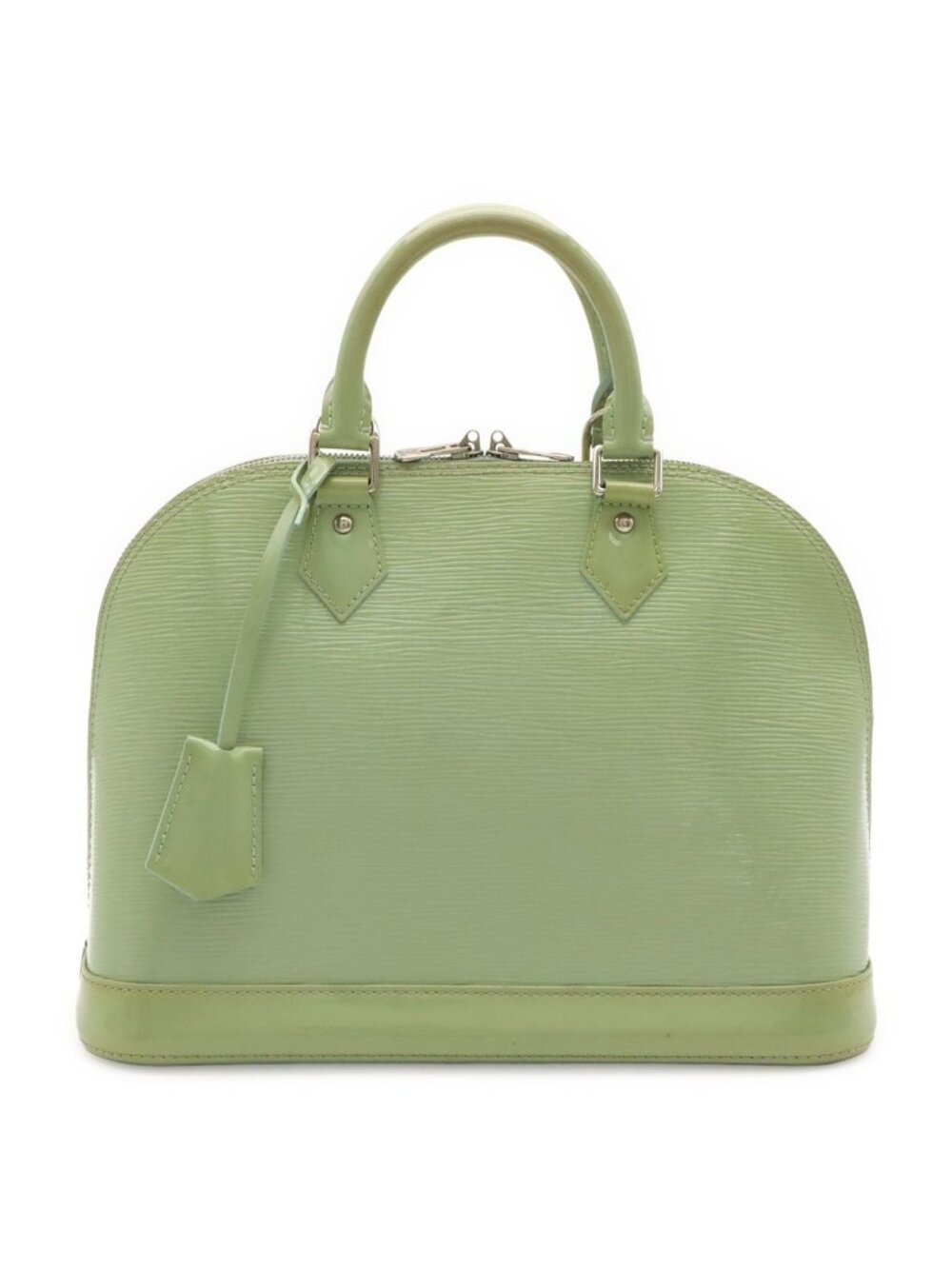 Louis Vuitton Epi Electric Alma PM Handbag Almande Mint Green Silver